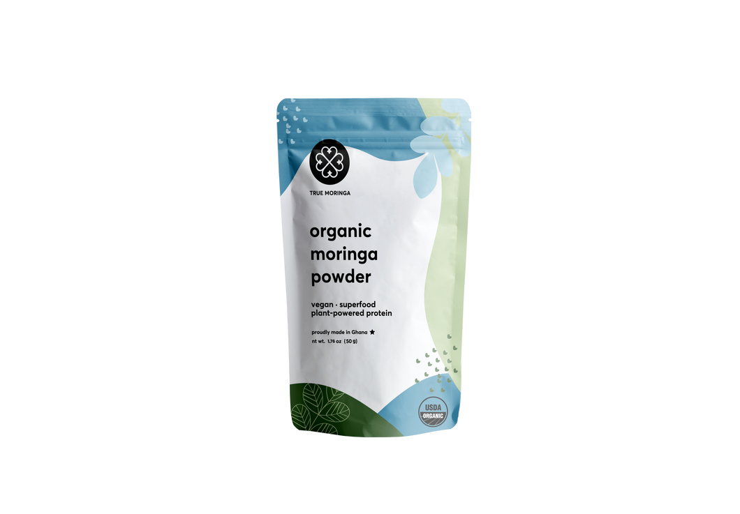 100% Organic Moringa Powder (Select Size)