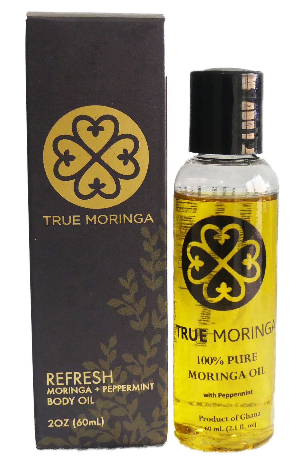 Peppermint Moringa Oil for Face Hair Body 60ml (Retail)